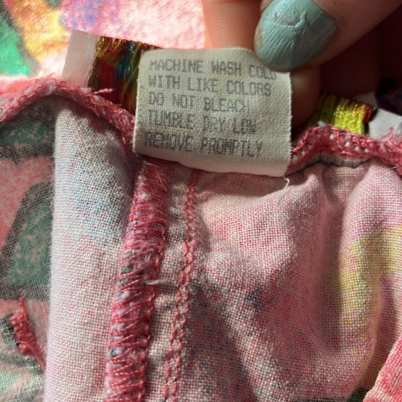 Vintage 80s 90s Hot Pink Printed Men's Shorts - Picture 7 of 7